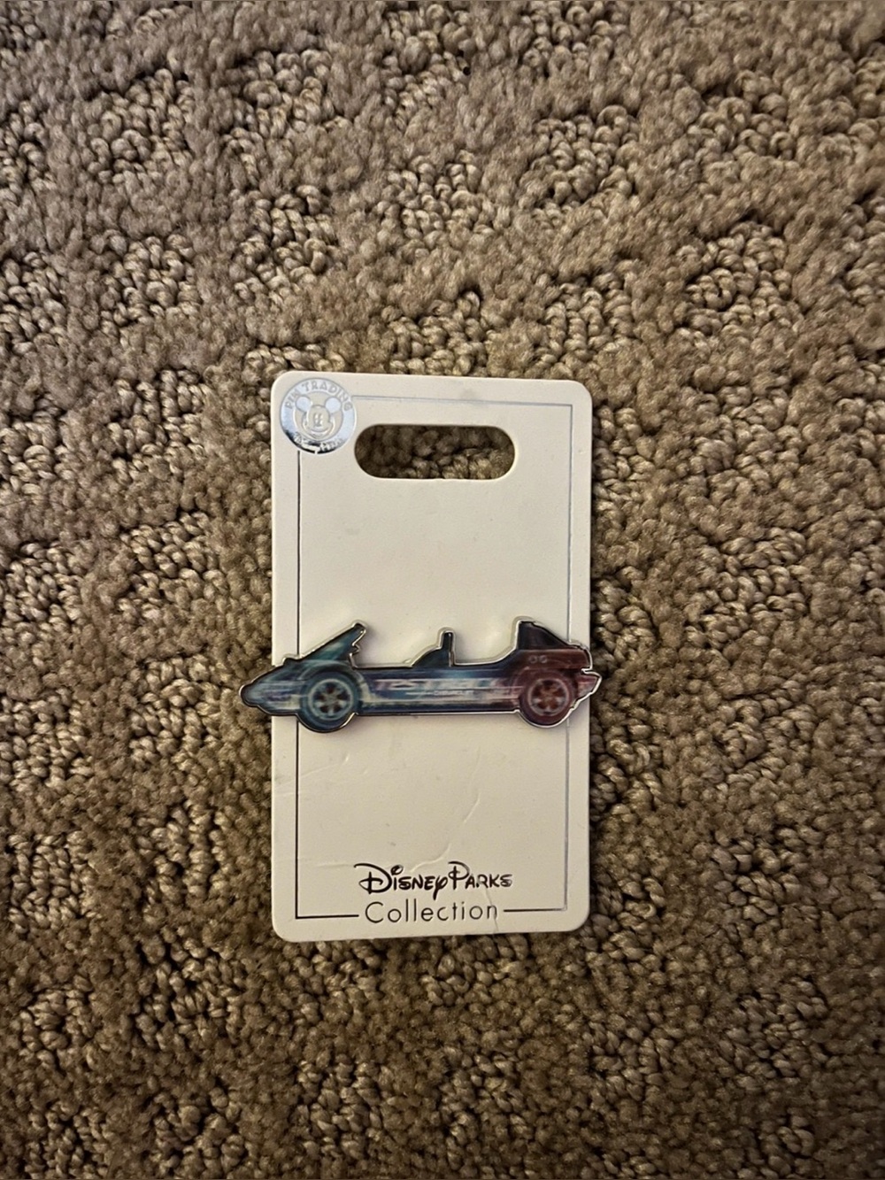 Disney Pin Lenticular Test Track Ride Vehicle Retired Epcot